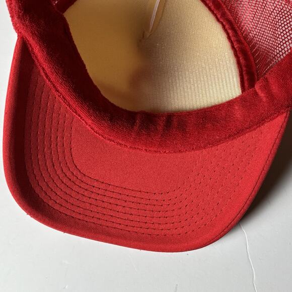 Vintage Rainier Beer Trucker Hat. SnapBack. Red. Excellent Condition. - Picture 7 of 13